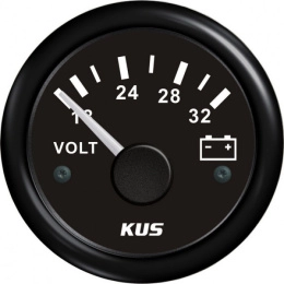 Вольтметр аналоговый KUS BB черн/черн 18-32 вольт (KY13201)